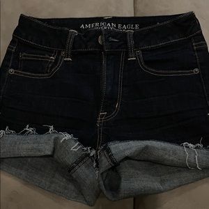 High Waisted American Eagle Jean Shorts